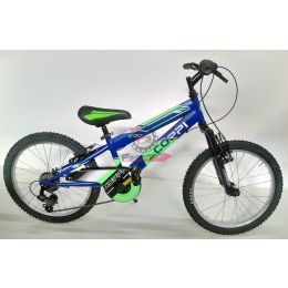 CM2U20206BA27BV BICI MTB 20 HELLO UOMO 6V BLU/VERDE