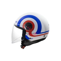 CASCO LS2 OF558 SPHERE LUX II -S- URBY BIANCO BLU ROSSO