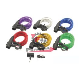 LUCCHETTO 8 X 1500 SPIRALE NERO