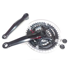 45209YYPK GUARNITURA PEDIVELLA BICI MTB 42/34/24 ACCIAIO