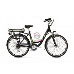 WDNCRS0021 BICI ELETTRICA 26 CRYSTAL NERA