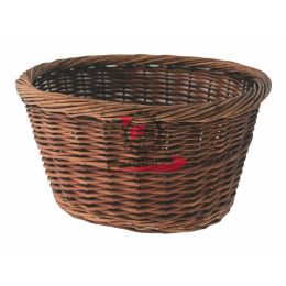 CESTINO ANTERIORE OVALE MEDIO VIMINI - 36 x 30 x 19 cm - senza ganci