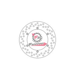 DISCO FRENO POSTERIORE SUZUKI BURGMAN AN 250 - 400 03>06 SENZA MOZZETTO NEWFREN