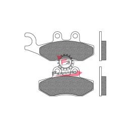 SERIE PASTIGLIE FRENO SCOOTER FD0330 ELITE NEWFREN