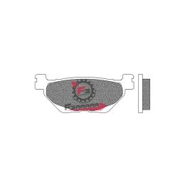 PASTIGLIE FRENO FD0493 SINTERIZZATE (SR) POSTERIORI YAMAHA T-MAX 530 NEWFREN