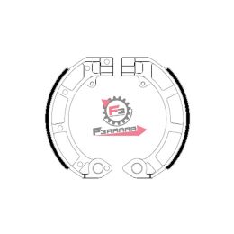 SERIE GANASCE FRENO ANTERIORE E POSTERIORE  VESPA PX - PE - VESPA PK 50 FERODO