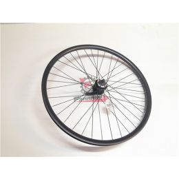 305591150 RUOTA ANTERIORE 26 MTB DISCO NERA