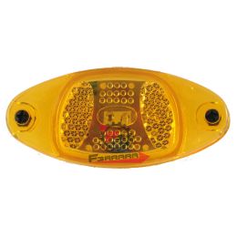 653.546070130 CATADIOTTRI RUOTA 2 LED ROSSI (CP)