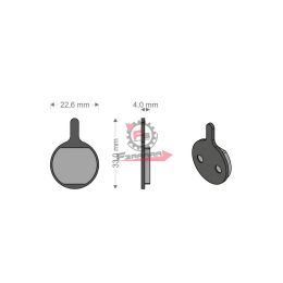 305453000 PASTIGLIE MAGURA 4X33X23 SEMIM. (SR)