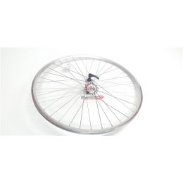 305590020 RUOTA 28 CORSA ANTERIORE ALLU.SILVER