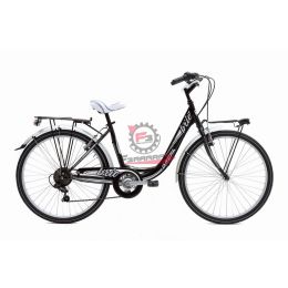 10026602004 BICI DONNA 26 BRIO LOVE NERO/GRIGIO
