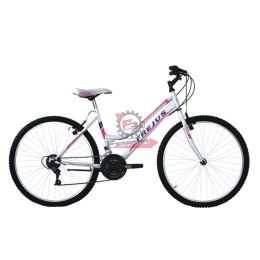 SMD24118BBF BICI MTB 24 DONNA 18V BIANCO/FUXIA