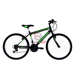 TMU24118BNV BICI MTB 24 UOMO 18V NERO/VERDE