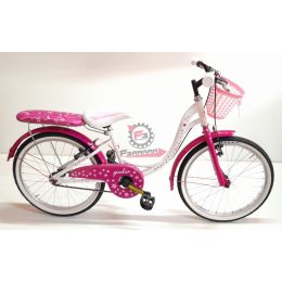 SM1D20000PLBI BICI BIMBA 20 GIULIA BIANCO/ROSA