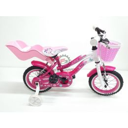SM1D120000PLBI BICI BIMBA 12 VIKI LOVE BIANCO/ROSA