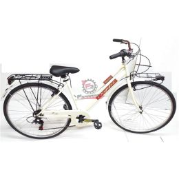 CM1D28206CV43PA BICI CITY BIKE 28 DONNA 6V PANNA