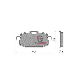 FD0175BA PASTIGLIE FRENO FD0175 NEWFREN (SR)
