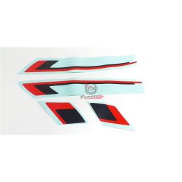 2H004051000A1 KIT TARGHETTE VESPA GTS SUPER SPORT 125 150 300 ORIGINALE PIAGGIO