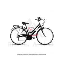 B02800058 BICI DONNA 28 DOSSO 7V NERO MYLAND