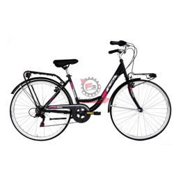 WH1L2620644NF BICI OLANDA 26 ATLANTA 6VEL NE/FUXIA