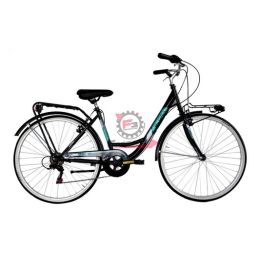 WH1L2620644NV BICI OLANDA 26 ATLANTA 6VEL NE/VERDE