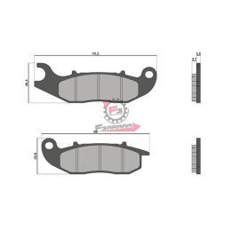 6217435BB PASTIGLIE FRENO FD0444 ORG. (SR)