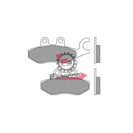 FD0365BE1 PASTIGLIE FRENO SCOOTER FD0365 (SR)