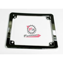 CORNICE TARGA SCOOTER 50 PLAST.CROM.