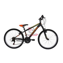 CMU24218BA35NA BICI MTB 24 JAUNTY UOMO 18V NE/ARANC