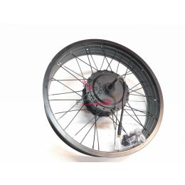 1RT03451 RUOTA POSTERIORE RAGGI E MOTORE 20 FAT BIKE BICI ELETTRICA