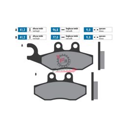 1740041 PASTIGLIE FRENO MOTO FD0330 (SR)