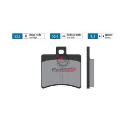 1740020 PASTIGLIE FRENO MOTO FD0267 (SR)