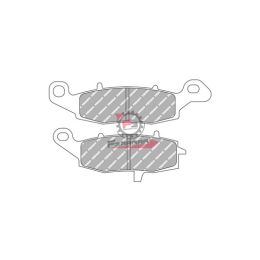 FDB2048EF PASTIGLIE FRENO MOTO FD0228 (SR)