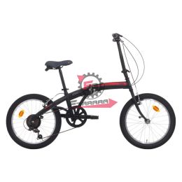 130.1873416 BICI C-FOLD 20 6V NERO OPACO/ROSSO