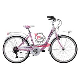 130.2148203 BICI LIBERTY 24 DONNA 6V ROSA/BIANCO