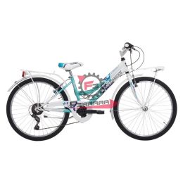 130.2149136 BICI DAISY 24 DONNA 6V BIANCO/AZZURR