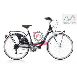 BICI LIBERTY 26 DONNA 6V VERDE/BIANC