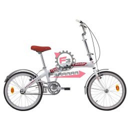 130.5839562 BICI FLEXY 20 S/CAMBIO BIANCO/ROSSO