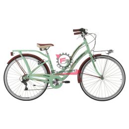 130.7154150 BICI CAROSELLO 28 DONNA 6V VERDE