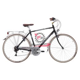 130.9226589 BICI PERLA 28 UOMO 21V NERO PERLA