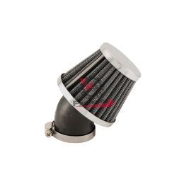 FILTRO ARIA D.35 INCLINATO 45° LUNGO METALLO RACING
