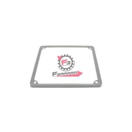 CORNICE TARGA FERRO CROMATA 170X170 PER MODELLI VECCHIO TIPO
