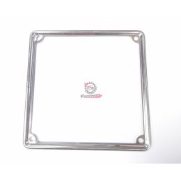 CORNICE TARGA FERRO CROMATA 170X170 PER MODELLI VECCHIO TIPO