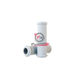 COPPIA MANOPOLE VESPA 150 GL D.21 GRIGIE PIAGGIO 060304 VESPA VBA - VBB - VNB