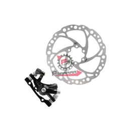 KIT FRENO A DISCO BICI ANTERIORE 160 DX2007 MECCANICO LOGAN 