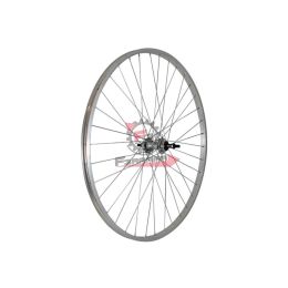 RUOTA 28X5/8 POST. 7V MOZZO ACCIAIO CTB SPORT CERCHIO ALLUMINIO