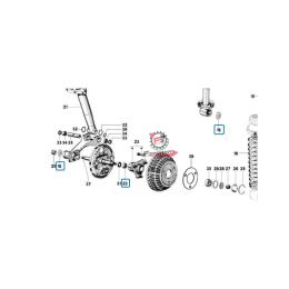 GABBIA A RULLI CAMBIO MP601/TM703