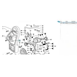 VENTOLA PORTER DIESEL1200-1400 originale piaggio  493261