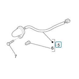 FANALE POSTERIORE TARGA APE TM 703 567840 originale piaggio