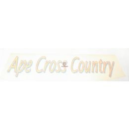 TARGHETTA LATERALE APE CROSS COUNTRY APE MIX 50 2T